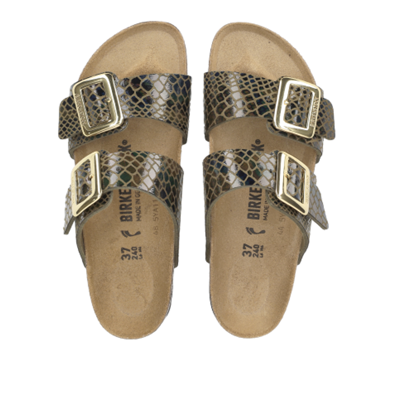 Birkenstock 1030888 SYDNEY CUSHION BUCKLE Sandaletten in braun