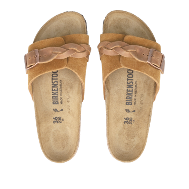 Birkenstock 1026742 OITA BRAIDED SUEDE Sandaletten in braun