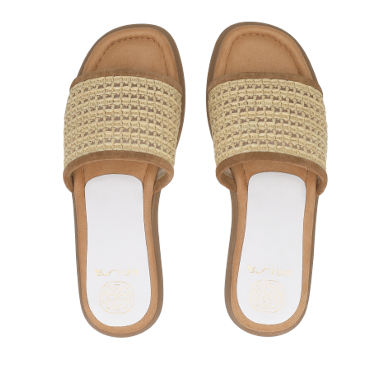 Unisa CHEEK_RFC NATURAL Sandaletten in beige