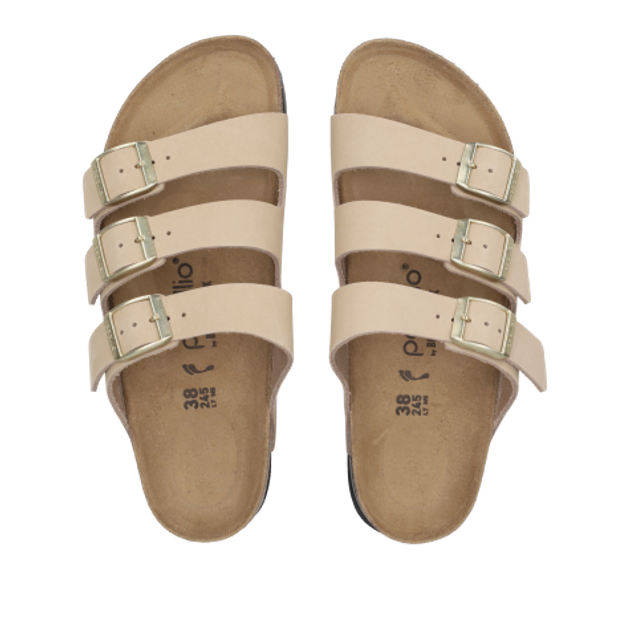 Birkenstock 1029760 CARE ESSENTIALS NUBUK
LEATHER Sandaletten in beige