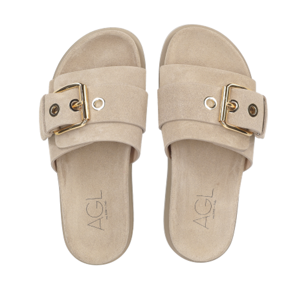 AGL CRISTINA BOUCKLE Sandaletten in beige