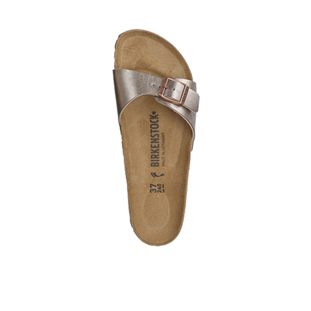 Birkenstock 1020632 MADRID BIRKO FLOR Sandaletten in metallic