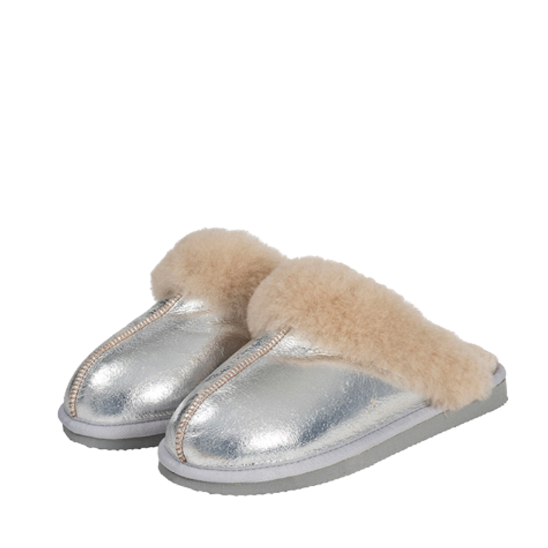 Shepherd 468106 JESSICA Hausschuhe in silber