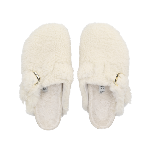 Birkenstock 1025664 BOSTON BIG BUCKLE Hausschuhe in beige