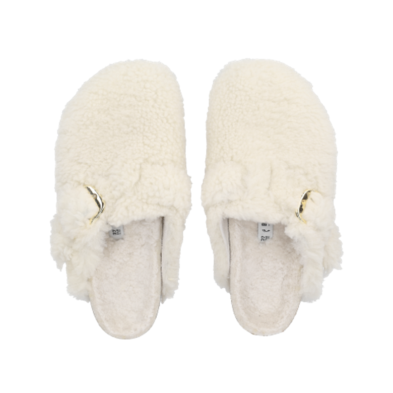 Birkenstock 1025664 BOSTON BIG BUCKLE Hausschuhe in beige