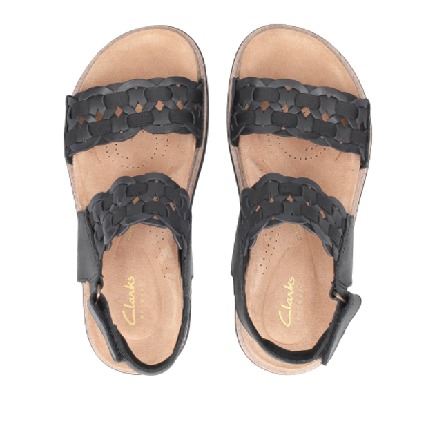Clarks Arwell Glide 26181408 4 Sandaletten in schwarz