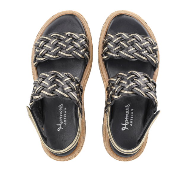 Homers 22058 LINES Sandaletten in schwarz