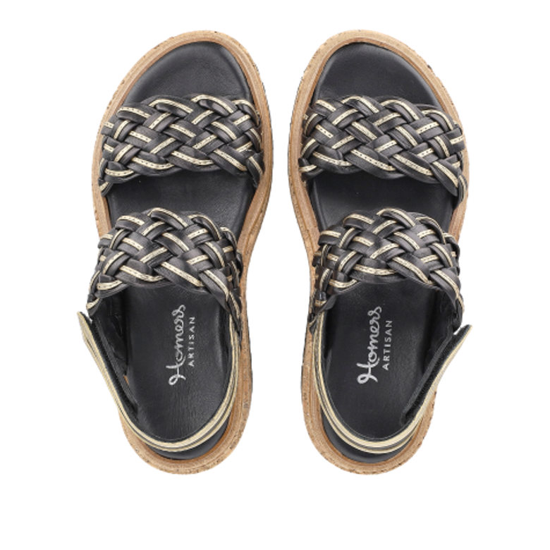 Homers 22058 LINES Sandaletten in schwarz