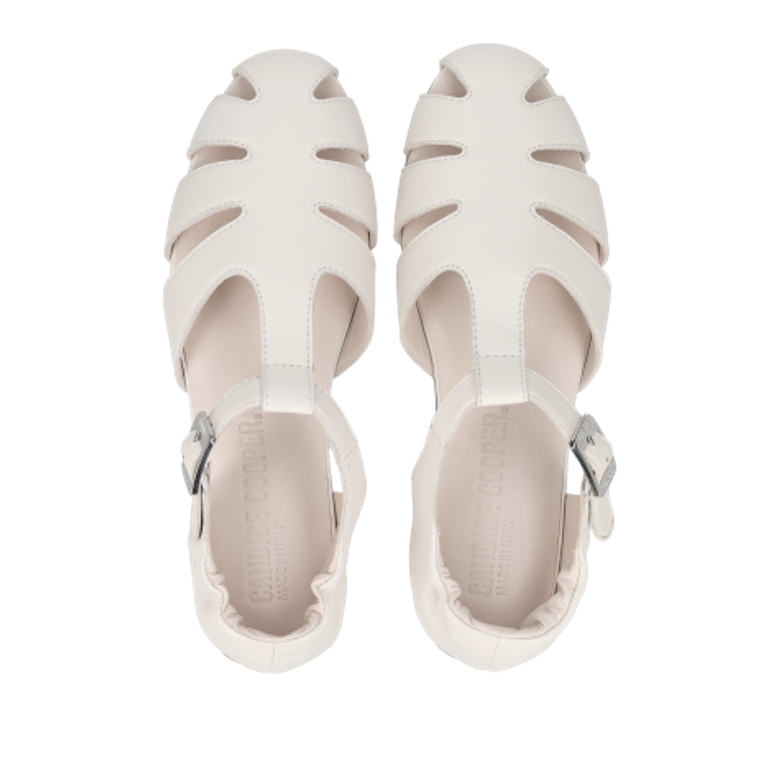 Candice Cooper 2019931.01.0N06 DANDY T-BAR Sandaletten in weiß
