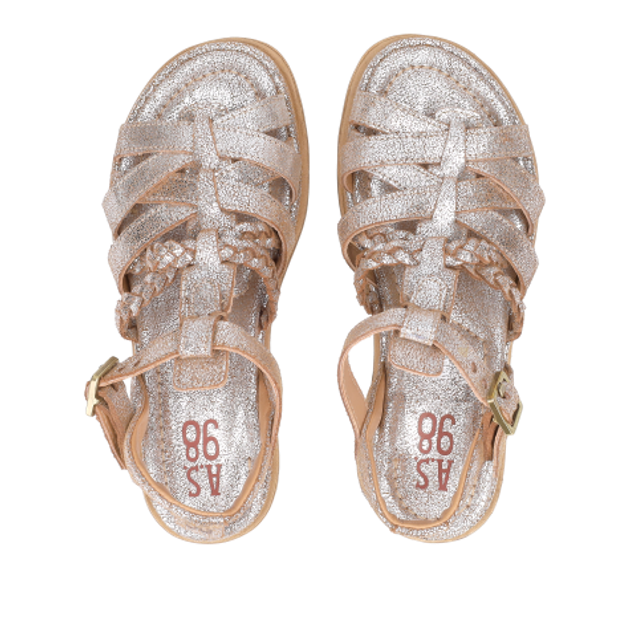 A.S.98 B60017 ARGENTO Sandaletten in silber