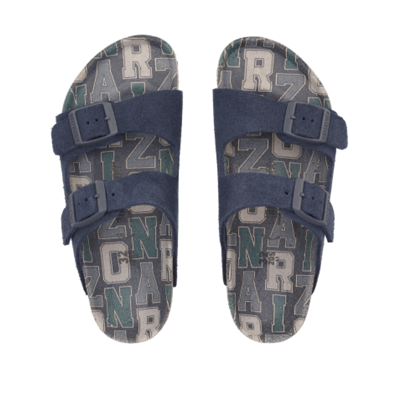 Birkenstock 1030854 ARIZONA KIDS BS Hausschuhe in blau