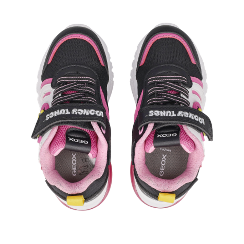 GEOX CIBERDRON Sneaker in schwarz