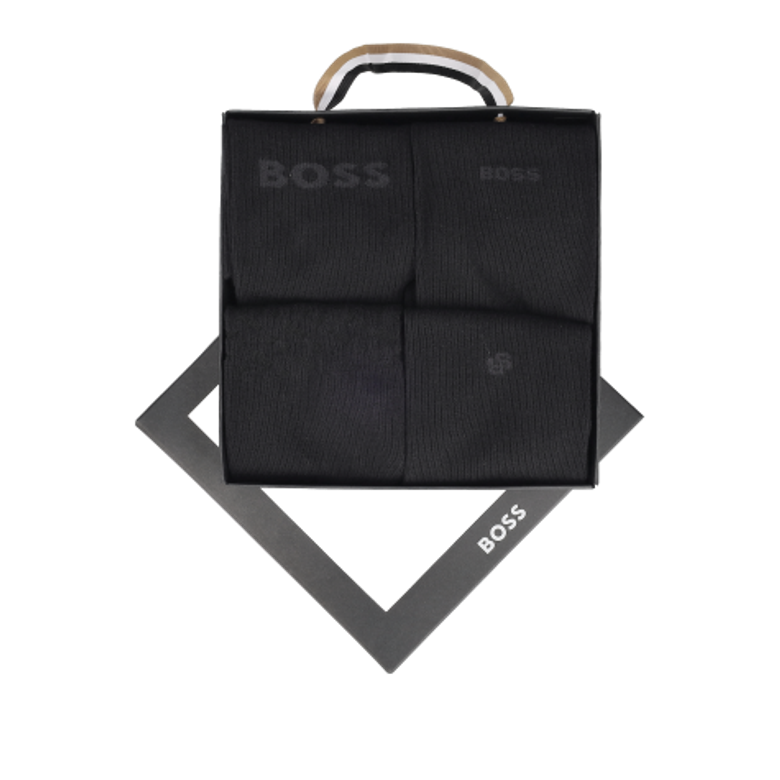 Boss 4PRSGiftset IconicCC Socken & Strümpfe in schwarz
