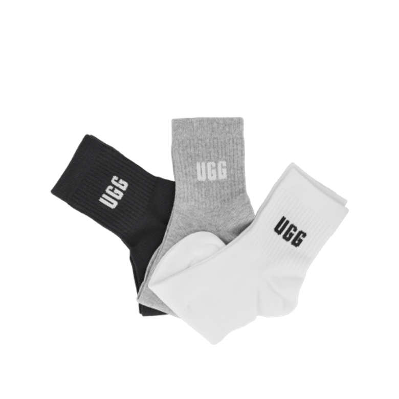UGG 1181412-NRY QUINLIN LOGO QUARTER 3 PACK in weiß