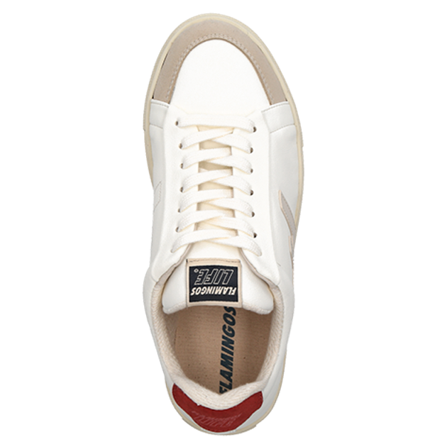 Flamingos' Life CLASSIC 70’s OFF WHITE GRANA ECRU Sneaker in weiß