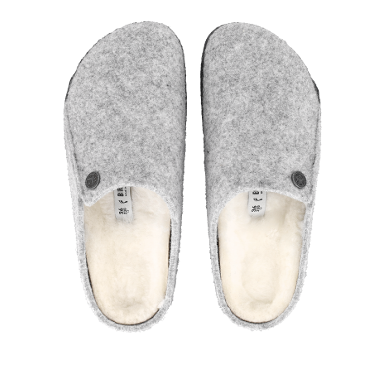Birkenstock 1015086 ZERMATT Hausschuhe in grau