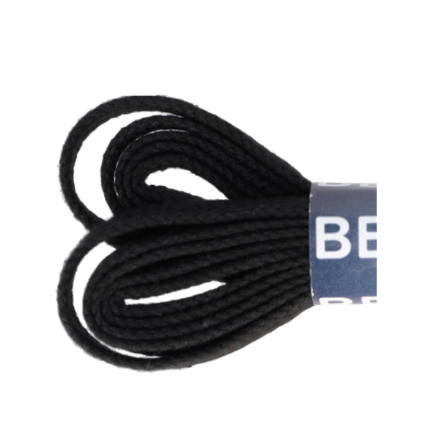 Bergal Flach 8856 000 Schnürsenkel in schwarz