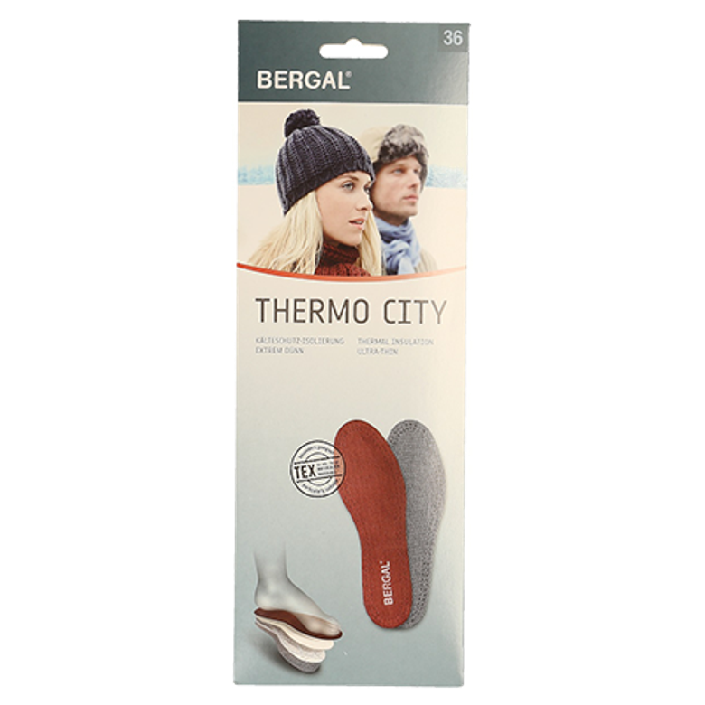 Bergal 87038 Thermo City NEU Einlegesohlen in braun