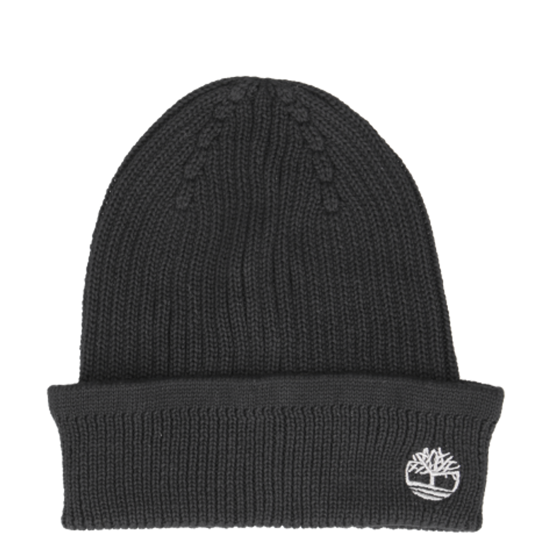 Timberland A2PX7 Solid Rib Beanie BLACK Mützen & Schals in schwarz
