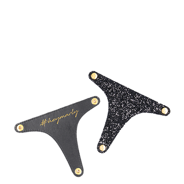Hey Marly TOPPING COSMETIC GLITTER Schuh Accessoires in schwarz