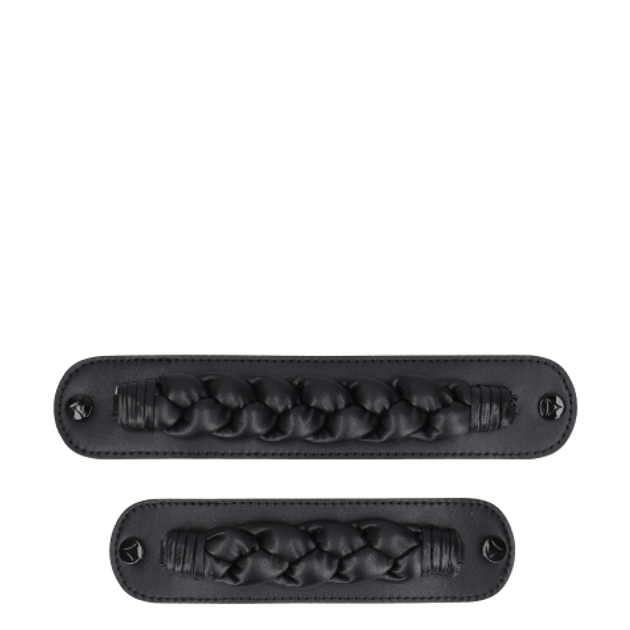 Hey Marly HM26-23AB-S BRAIDED BLACK Schuh Accessoires in schwarz