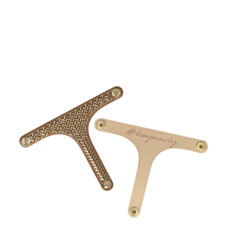Hey Marly METALLIC BEADS TS Schuh Accessoires in braun