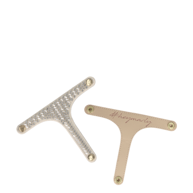 Hey Marly METALLIC BEADS Schuh Accessoires in beige