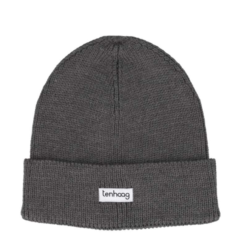 tenhaag 9998-001 BEANIE DARK GREY Mützen & Schals in grau