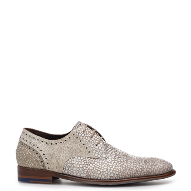 Floris van Bommel De Stapper Schnürschuhe in beige