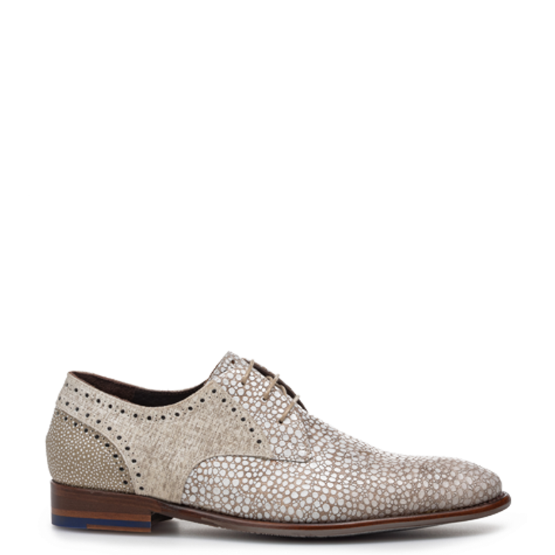 Floris van Bommel De Stapper Schnürschuhe in beige