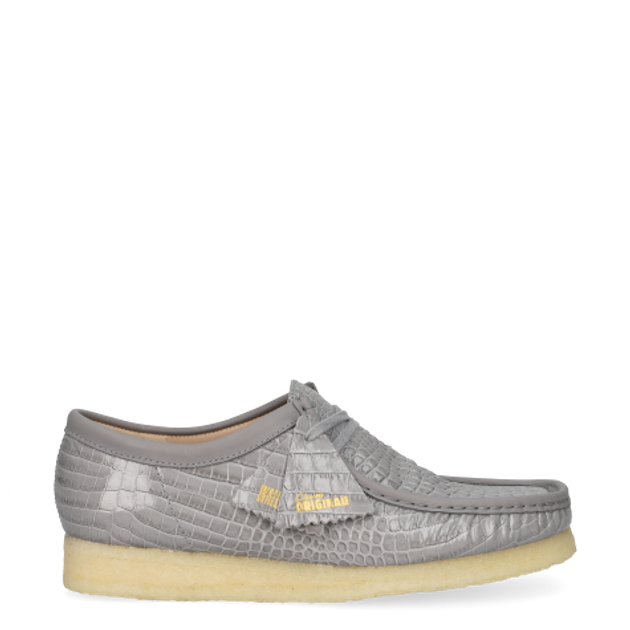 Clarks Wallabee 26176573 7 Schnürschuhe in grau