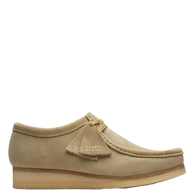 Clarks Wallabee 26155515 7 Schnürschuhe in beige