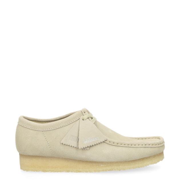 Clarks Wallabee 26188318 7 Schnürschuhe in beige