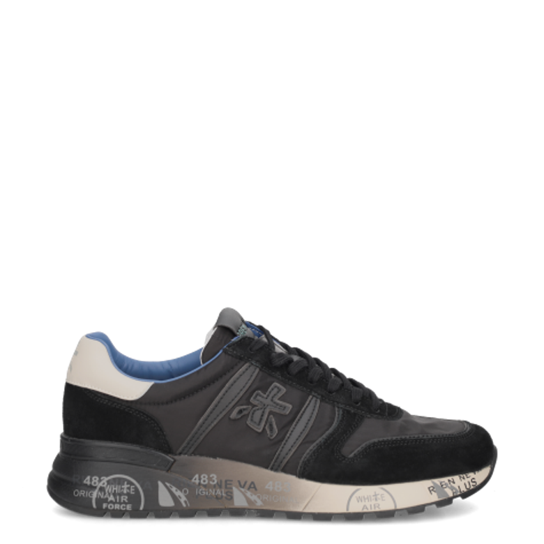 Premiata LANDER 7079 Sneaker in schwarz
