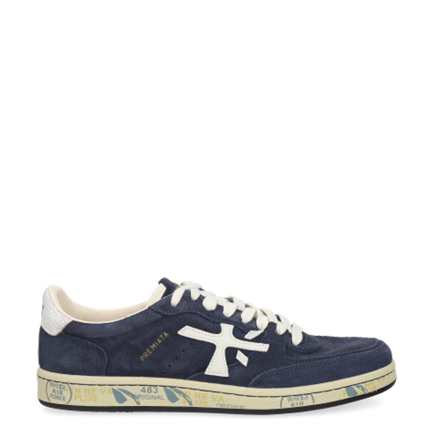Premiata BSKTCLAY 7708 Sneaker in blau