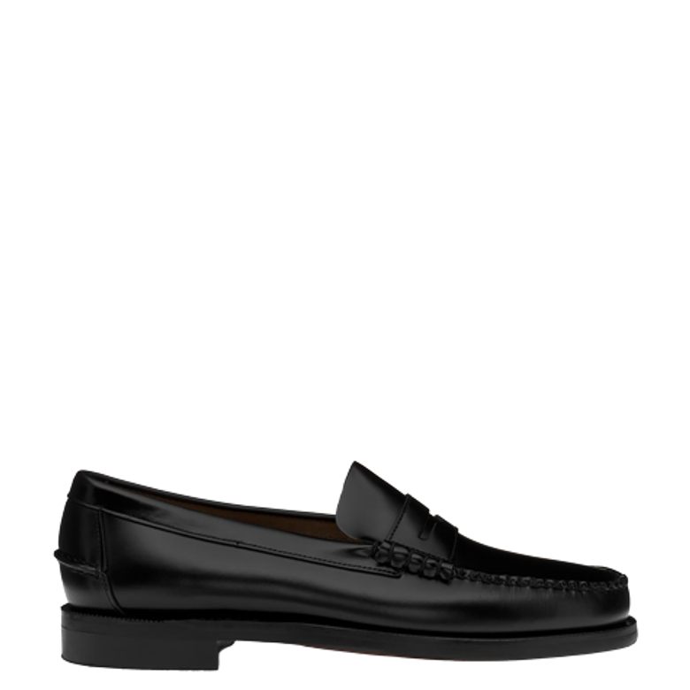 Sebago CLASSIC DAN Slipper in schwarz