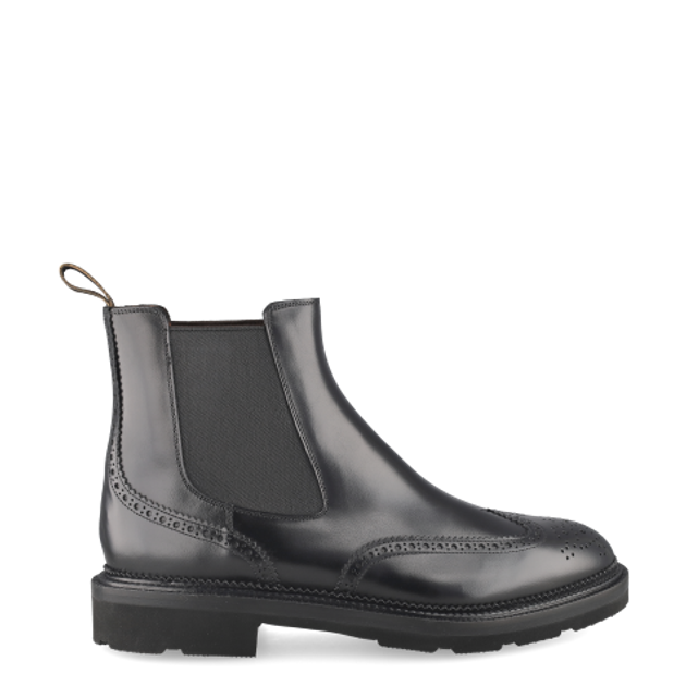 Santoni 19116 N01 Stiefeletten in schwarz