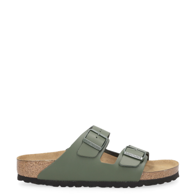 Birkenstock 1029107 ARIZONA NATURAL LEATHER Sandaletten in grün