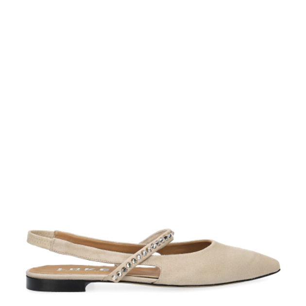 Lüke Schuhe 482 DESSERT Peeptoes & Slingpumps in beige