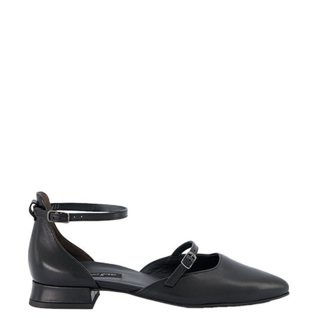 Paul Green 1134-037 Peeptoes & Slingpumps in schwarz