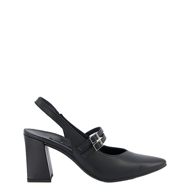 Paul Green 6151-017 Peeptoes & Slingpumps in schwarz