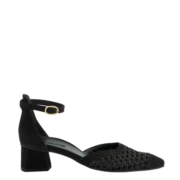 Paul Green 3856-019 Peeptoes & Slingpumps in schwarz