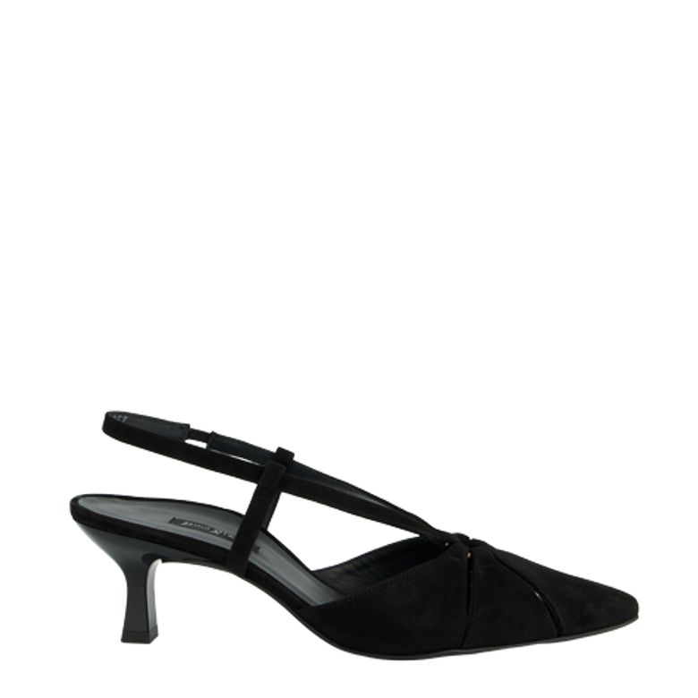 Paul Green 6177-029 Peeptoes & Slingpumps in schwarz