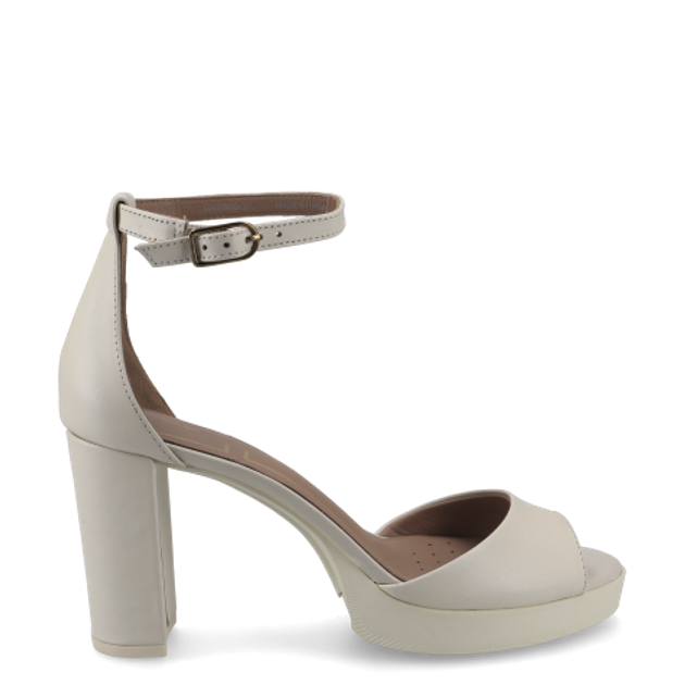 GEOX WALK PLEASURE Peeptoes & Slingpumps in weiß