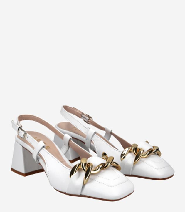 Lüke Schuhe ADIL BIANCA Peeptoes & Slingpumps in weiß