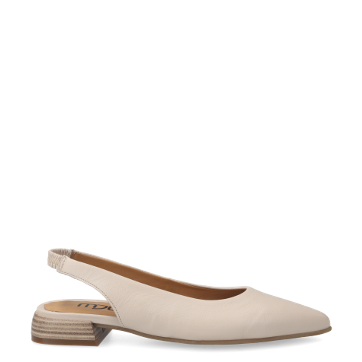 MJUS T98101 6280 LATTE Peeptoes & Slingpumps in weiß online kaufen