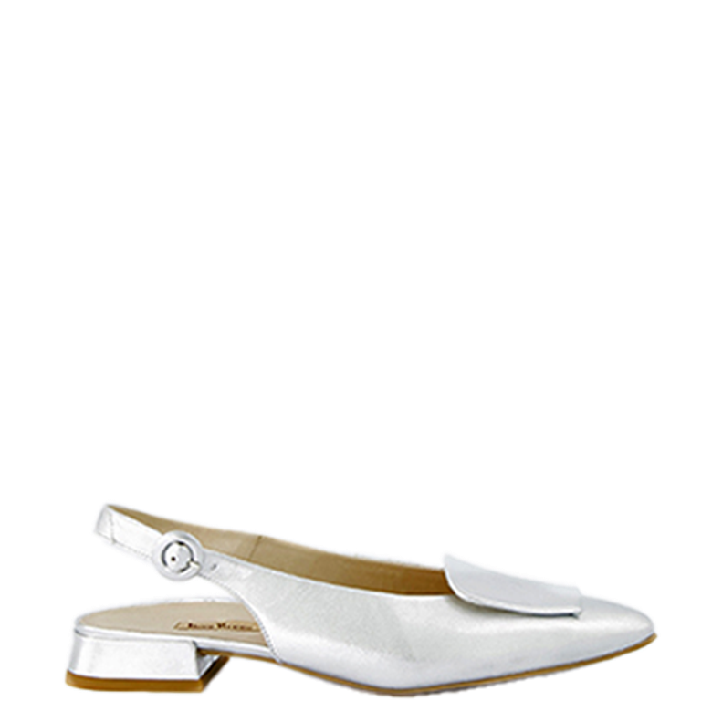 Paul Green 6090-067 Peeptoes & Slingpumps in silber