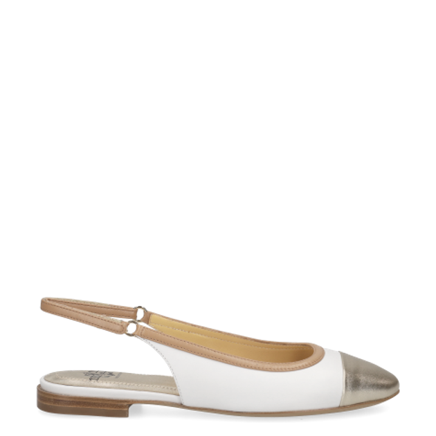 Truman's 4100 142 BIANCO Peeptoes & Slingpumps in weiß