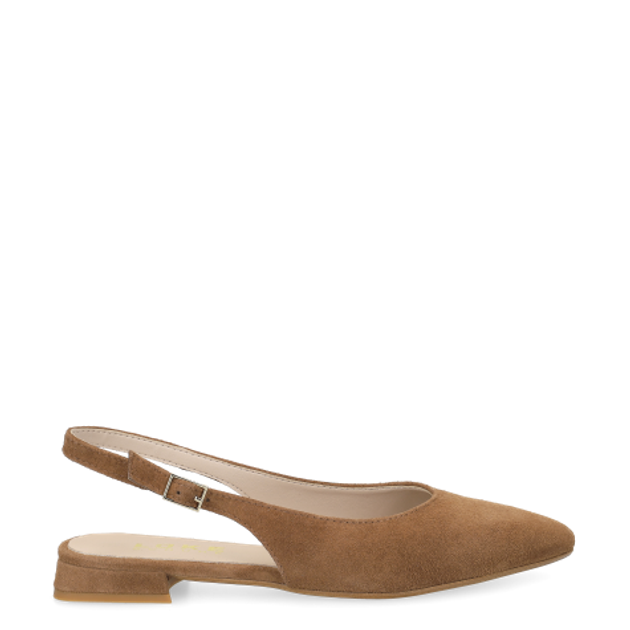 Lüke Schuhe ELDA CAMOSCIO LEGNO Peeptoes & Slingpumps in braun