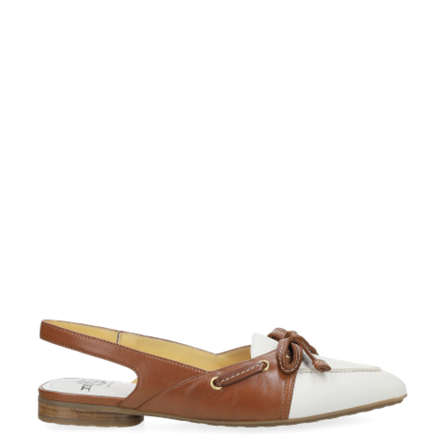 Truman's 4334 158 NAPPA BURRO Peeptoes & Slingpumps in braun